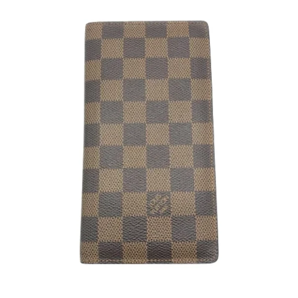 Louis Vuitton Vintage Pre-owned Canvas wallets Brown Dames