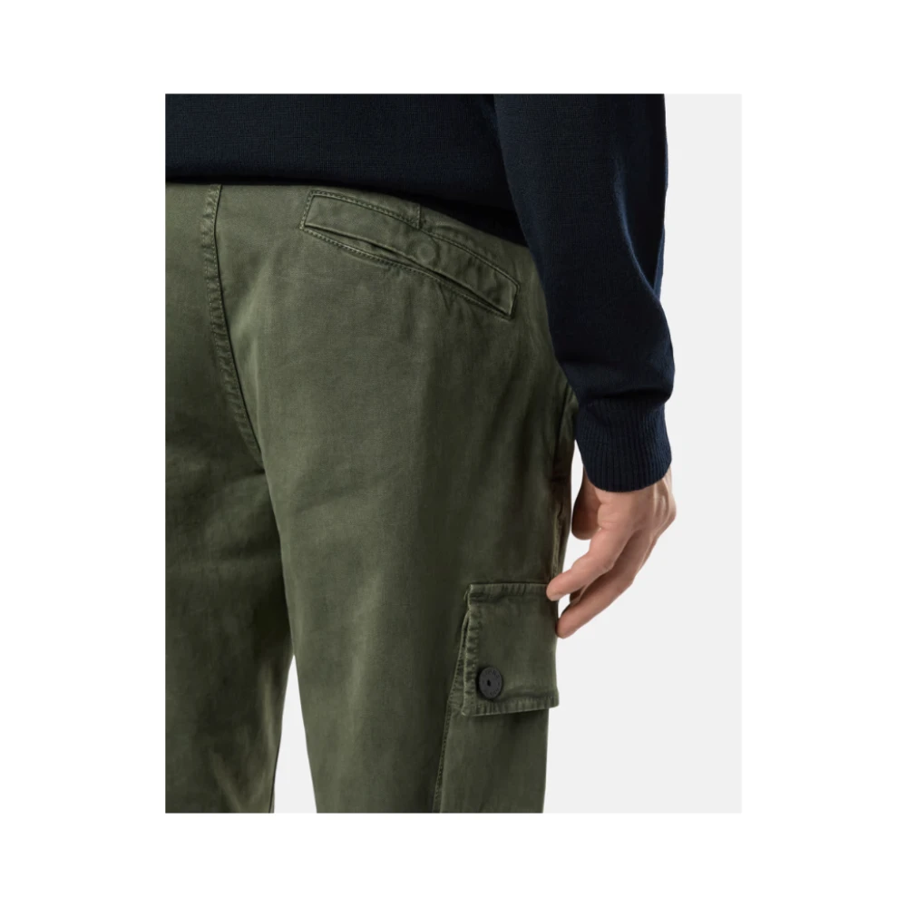 Stone Island Groene Slim Fit Cargo Broek Green Heren