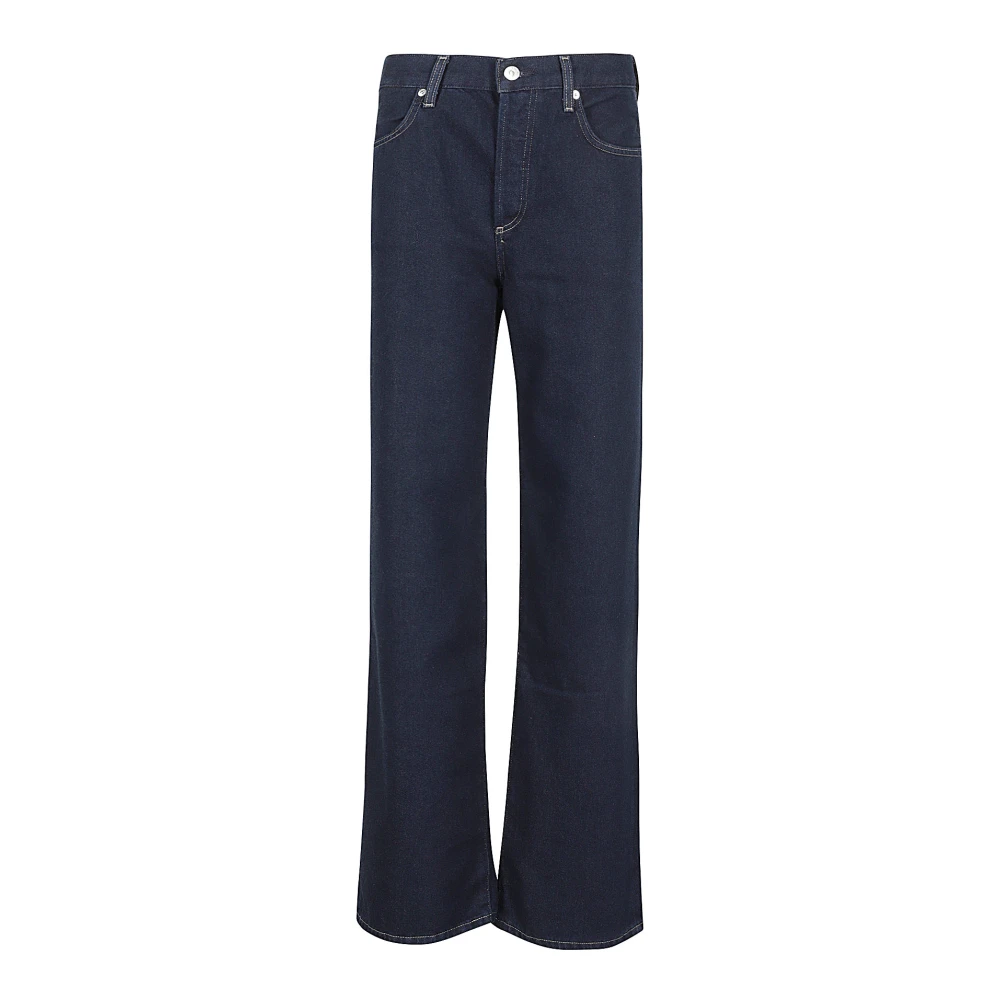 Citizens of Humanity Annina High Rise Straight Leg Jeans Blue Dames