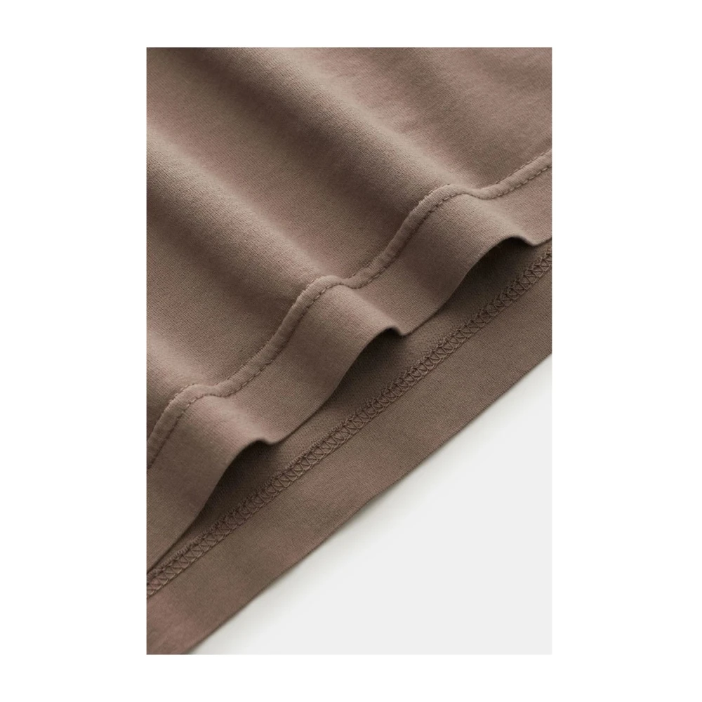 Fedeli Bruine polo met lange mouwen Brown Heren