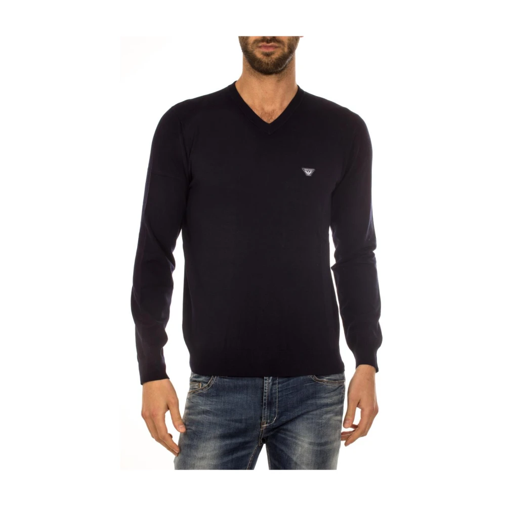 Armani Jeans Herren Blau Sweatshirts