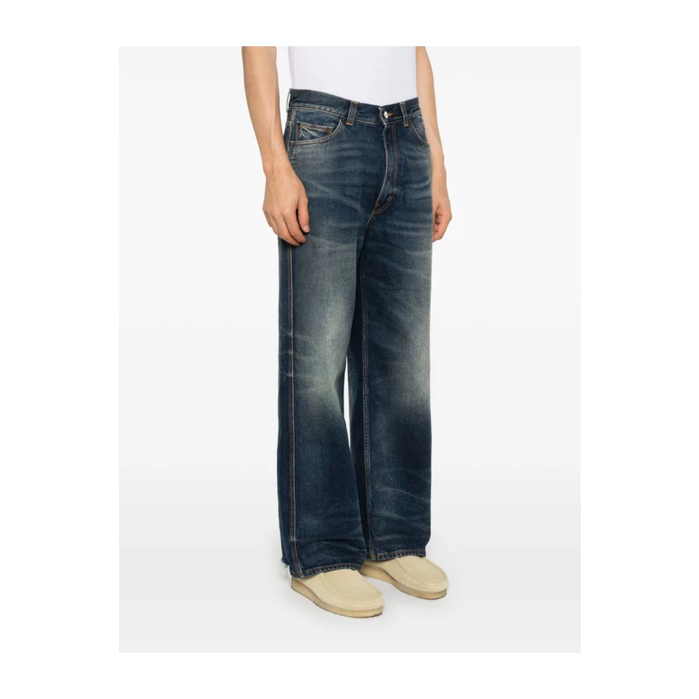 Haikure Vintage Blauwe Wijde Jeans Blue Heren