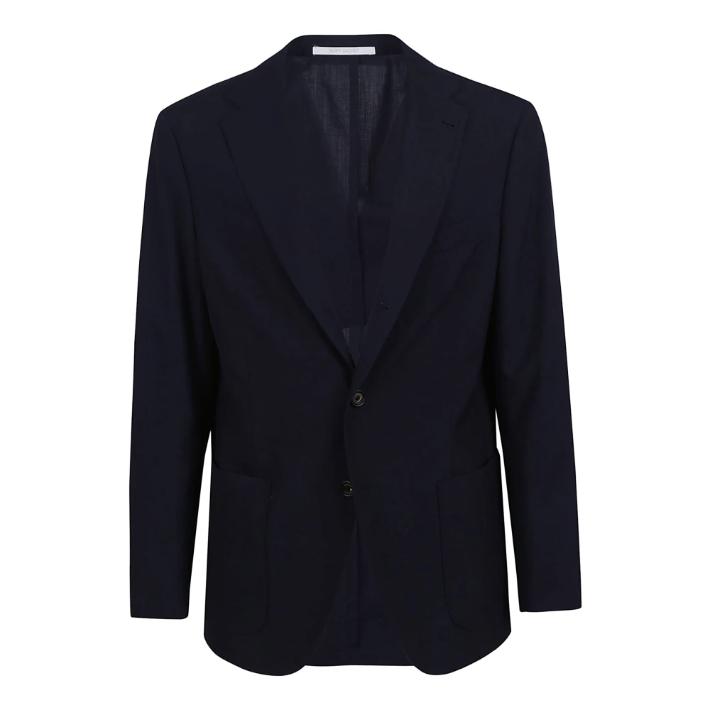Eleventy Blauwe Wollen Jas Stijlvol Blue Heren