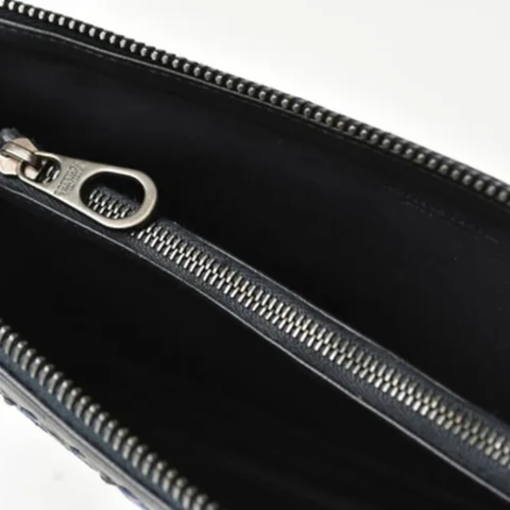 Bottega Veneta Vintage Pre-owned Leather clutches Black Dames