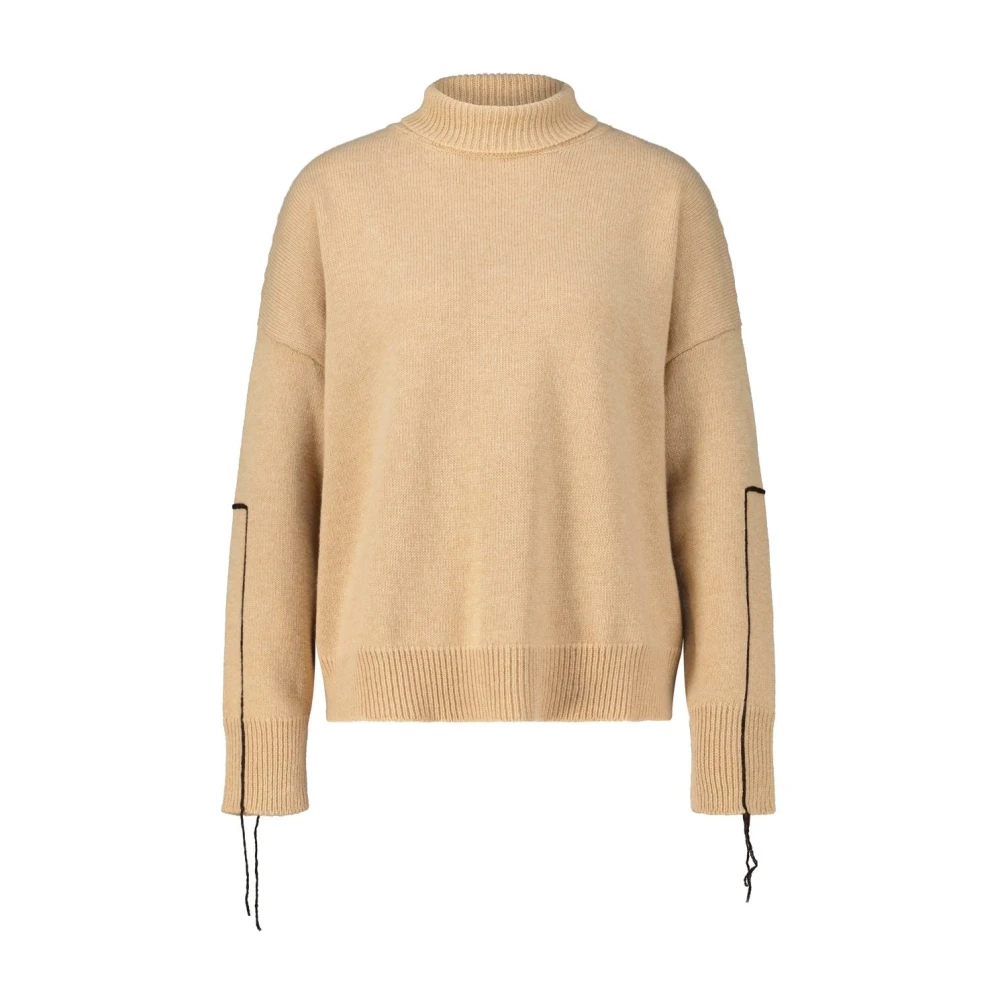 Roberto Collina Merino Coltrui met Borduursel Brown Dames