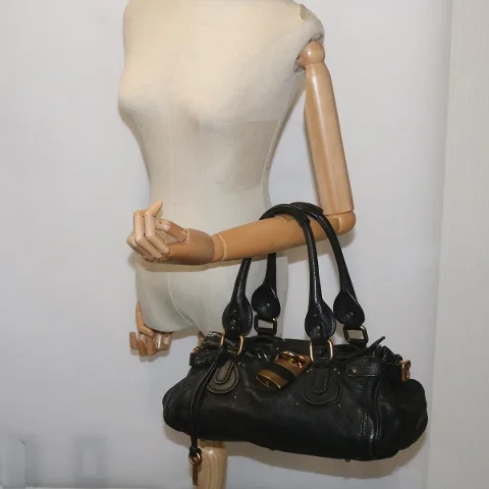 Chloé Pre-owned Leather shoulder-bags Black Dames