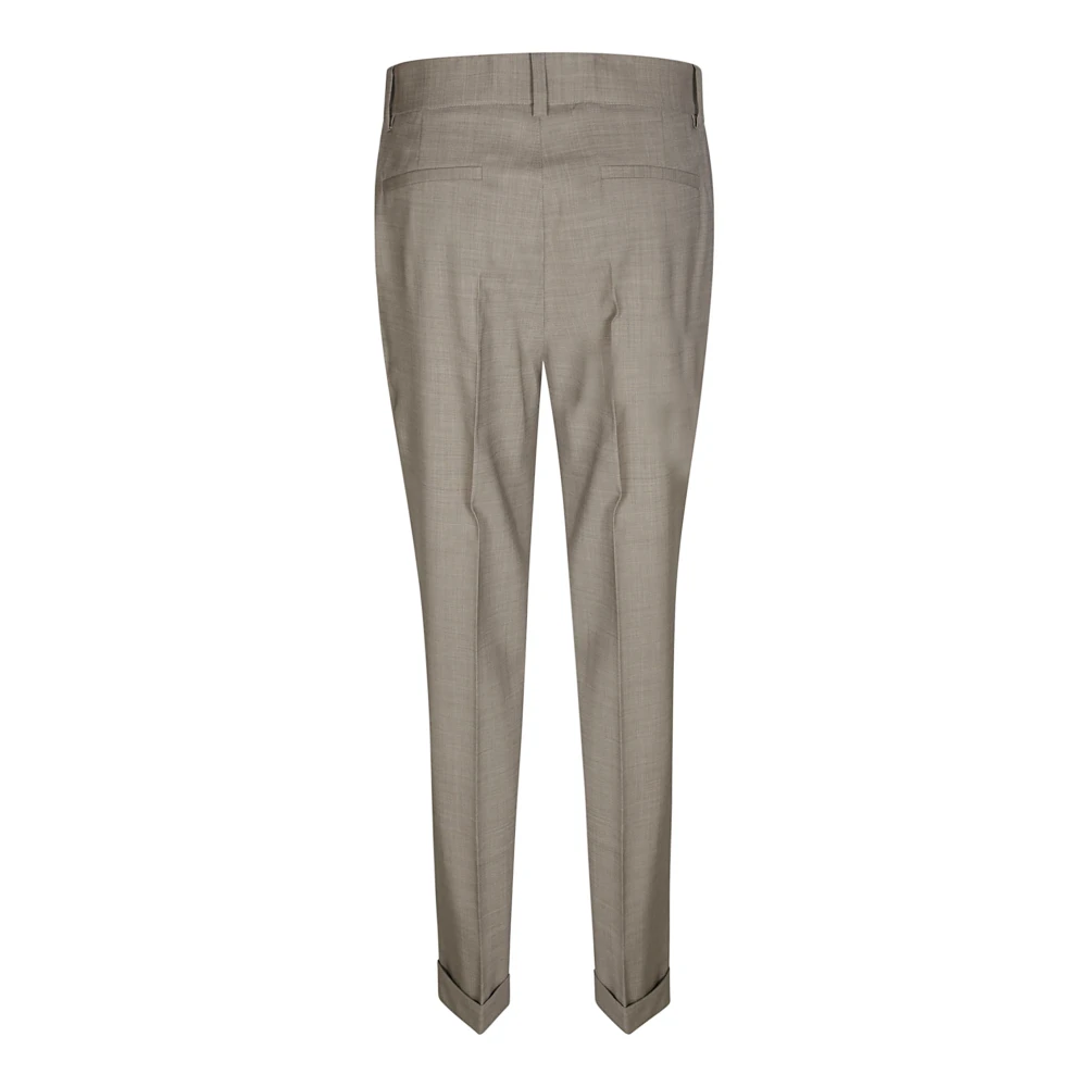 P.a.r.o.s.h. Koele Wol Basis Broek Beige Dames