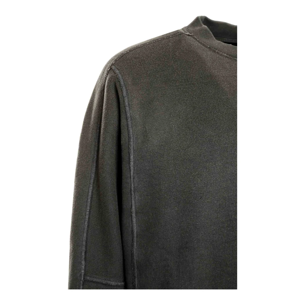 Represent Vintage Washed Stepped Hem Sweatshirt Black Heren