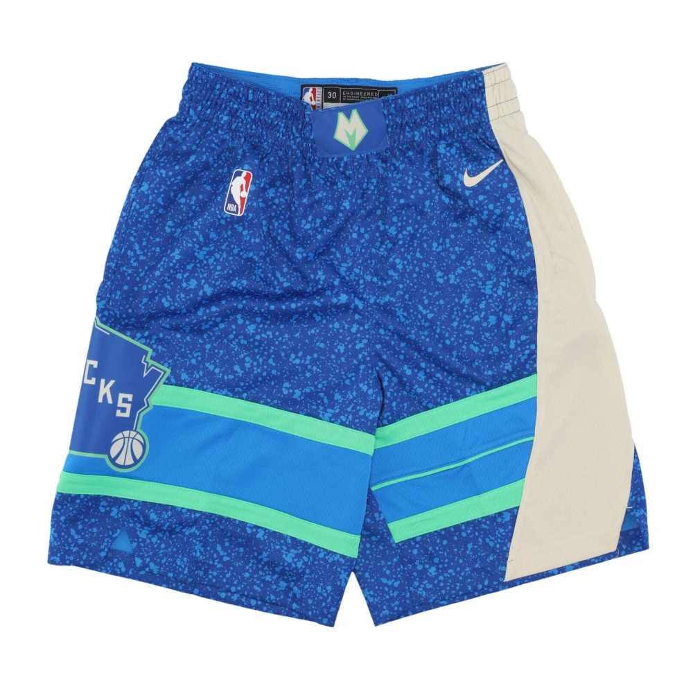 Nike City Edition Basketball Shorts 2023 24 Blue Heren