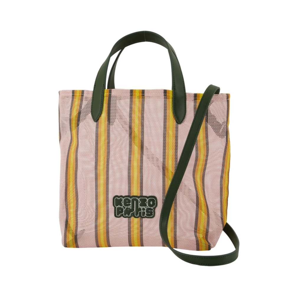 Kenzo Women's Pink Synthetic Tote Bag Mesh