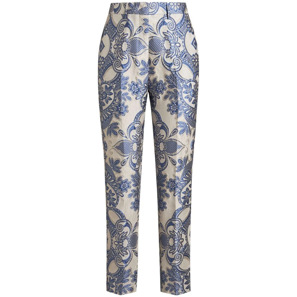 ETRO Donkerblauwe Korte Broek Blue Dames