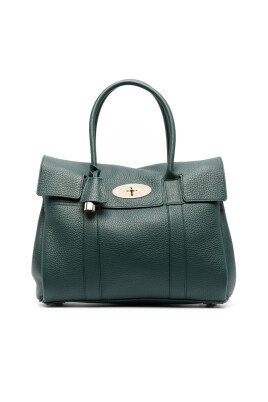 green-postmans-lock-handbag-with-gold-finish