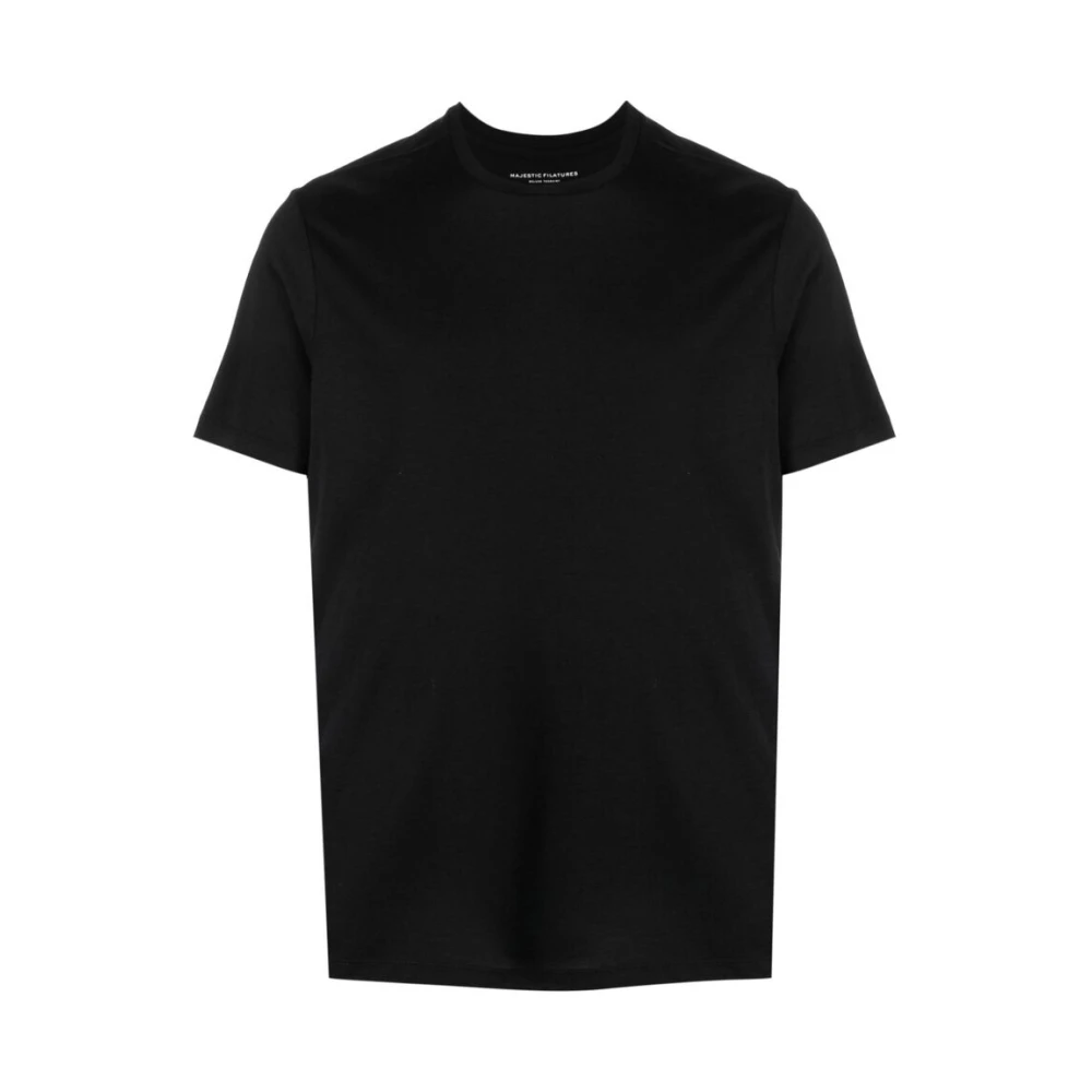 Majestic filatures T-Shirts Black Heren