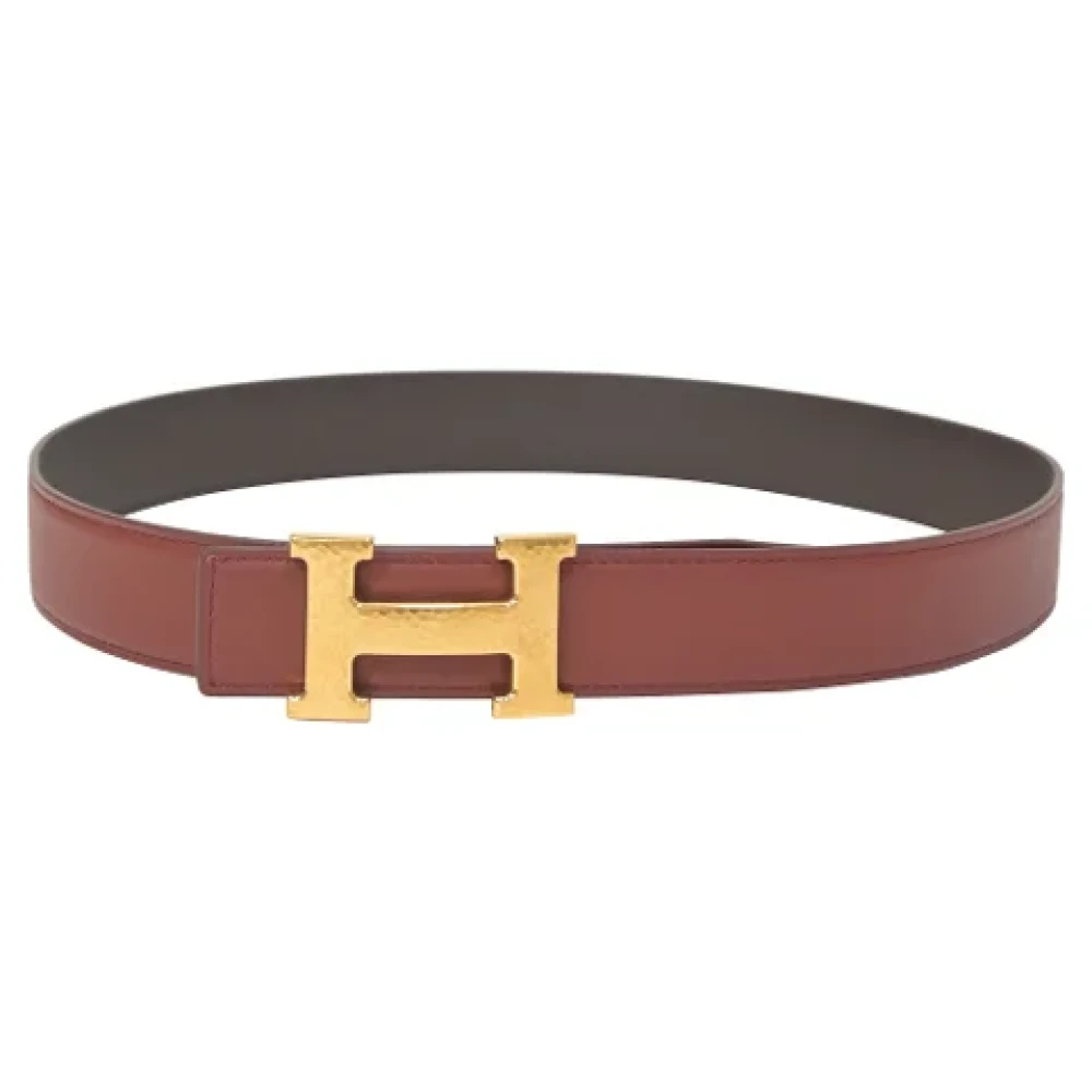 Hermès Vintage Pre-owned Leather belts Brown Heren