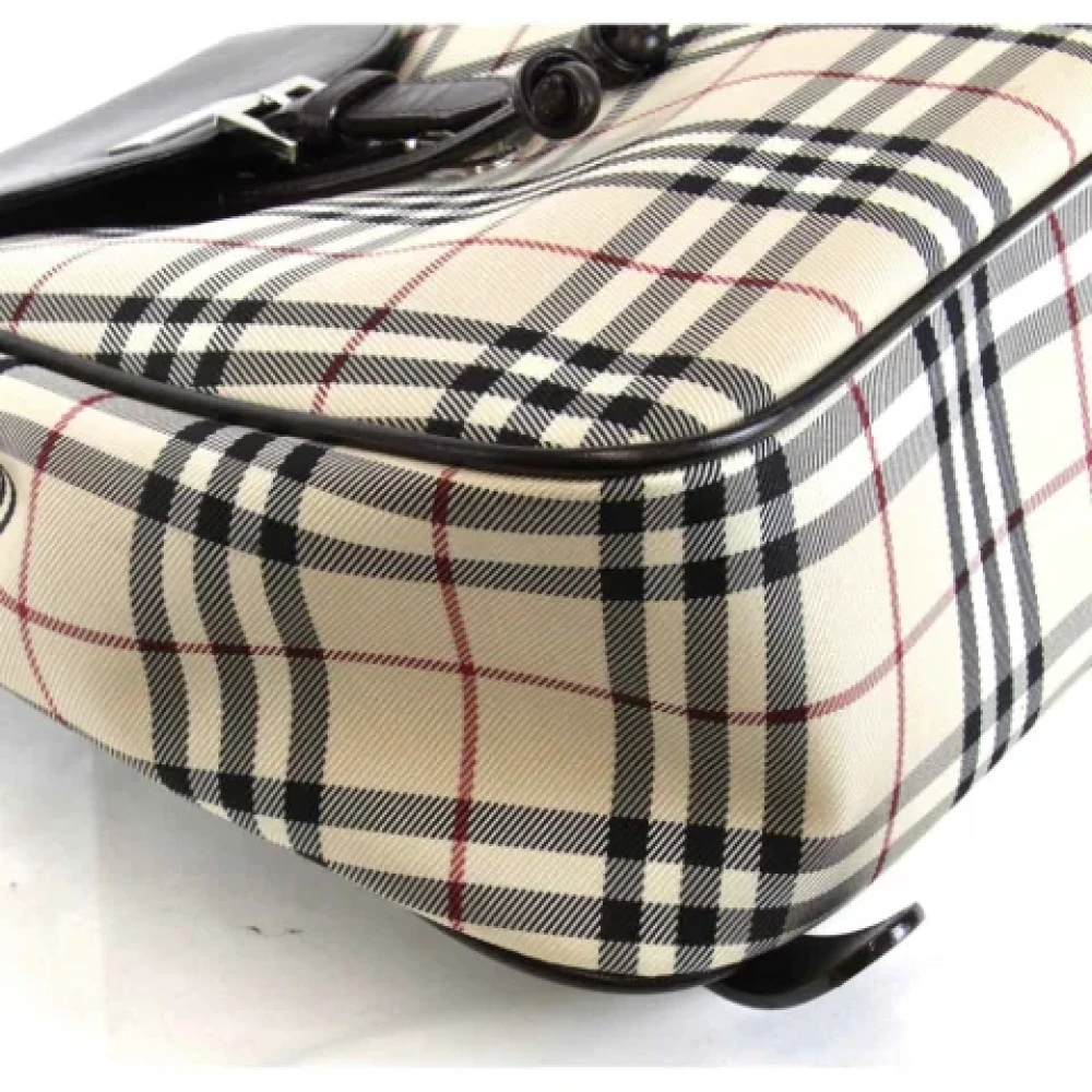 Burberry Vintage Pre-owned Canvas backpacks Beige Dames