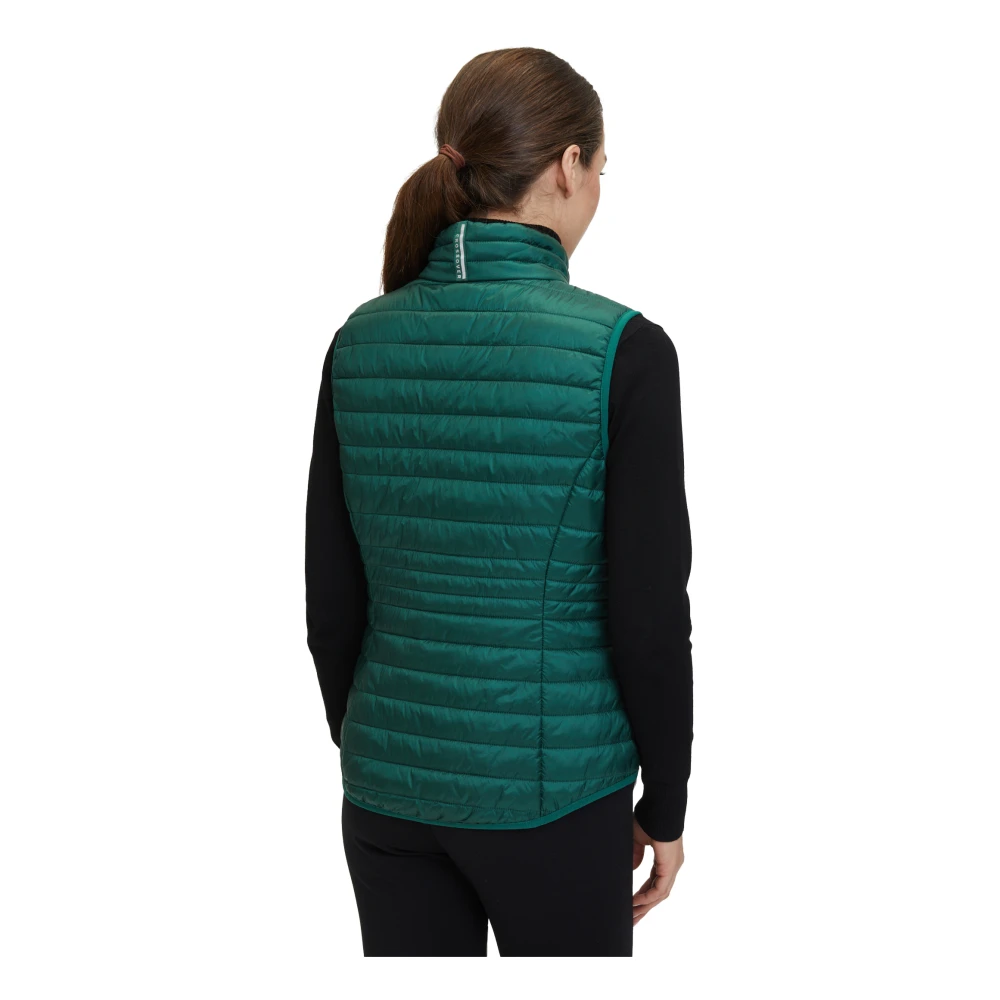 Betty Barclay Gewatteerd Vest met Opstaande Kraag Green Dames