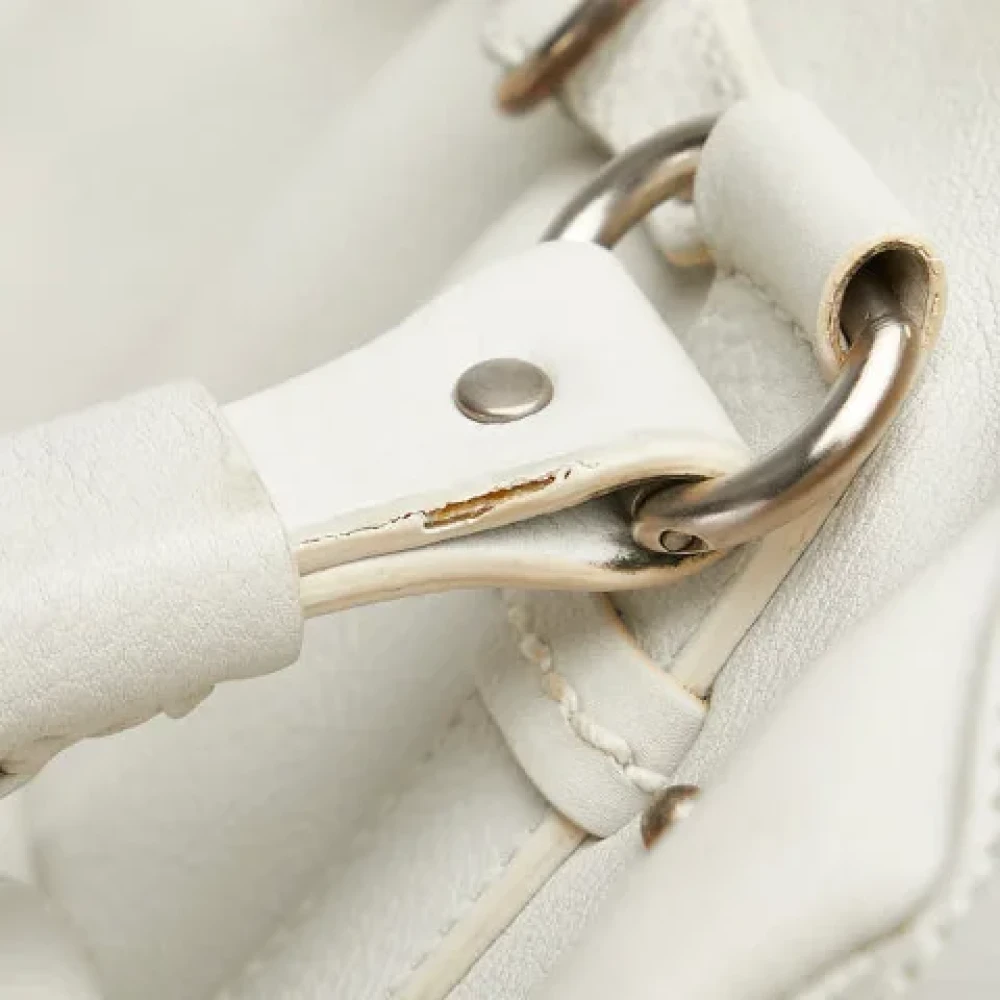 Dior Vintage Pre-owned Leather dior-bags White Dames