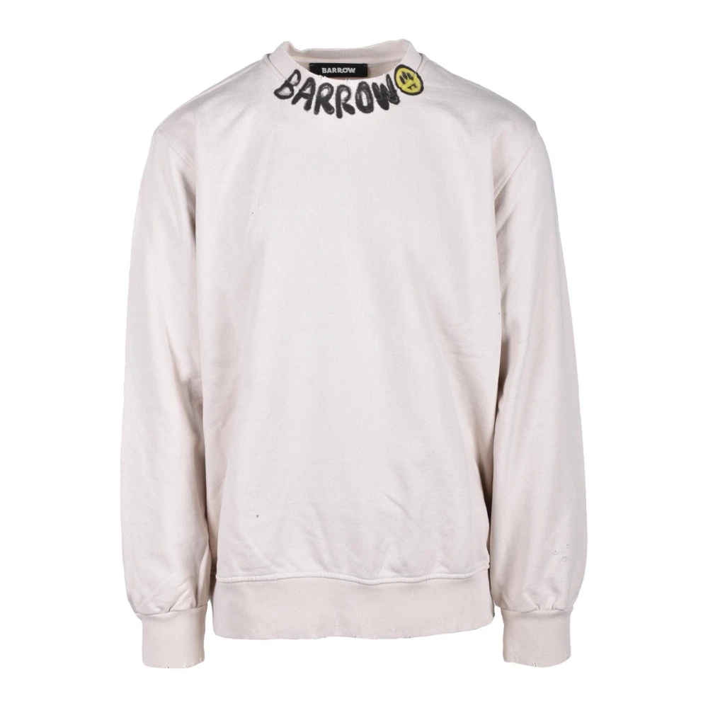 Barrow Katoenen sweatshirt Beige Heren