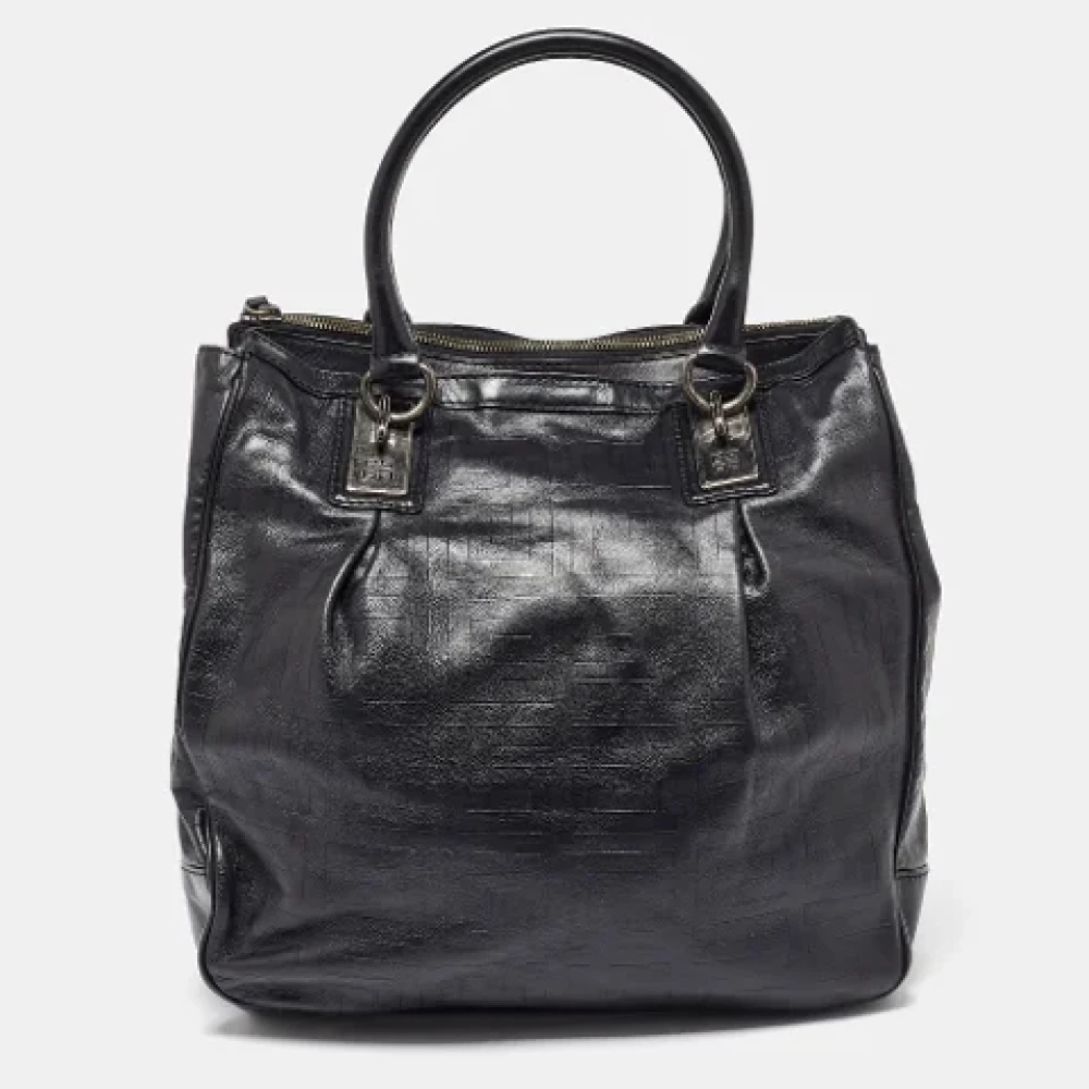 Givenchy Pre-owned Leather totes Black Dames