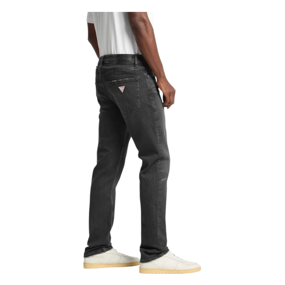 Guess Biologisch Katoen Straight Jeans Gray Heren