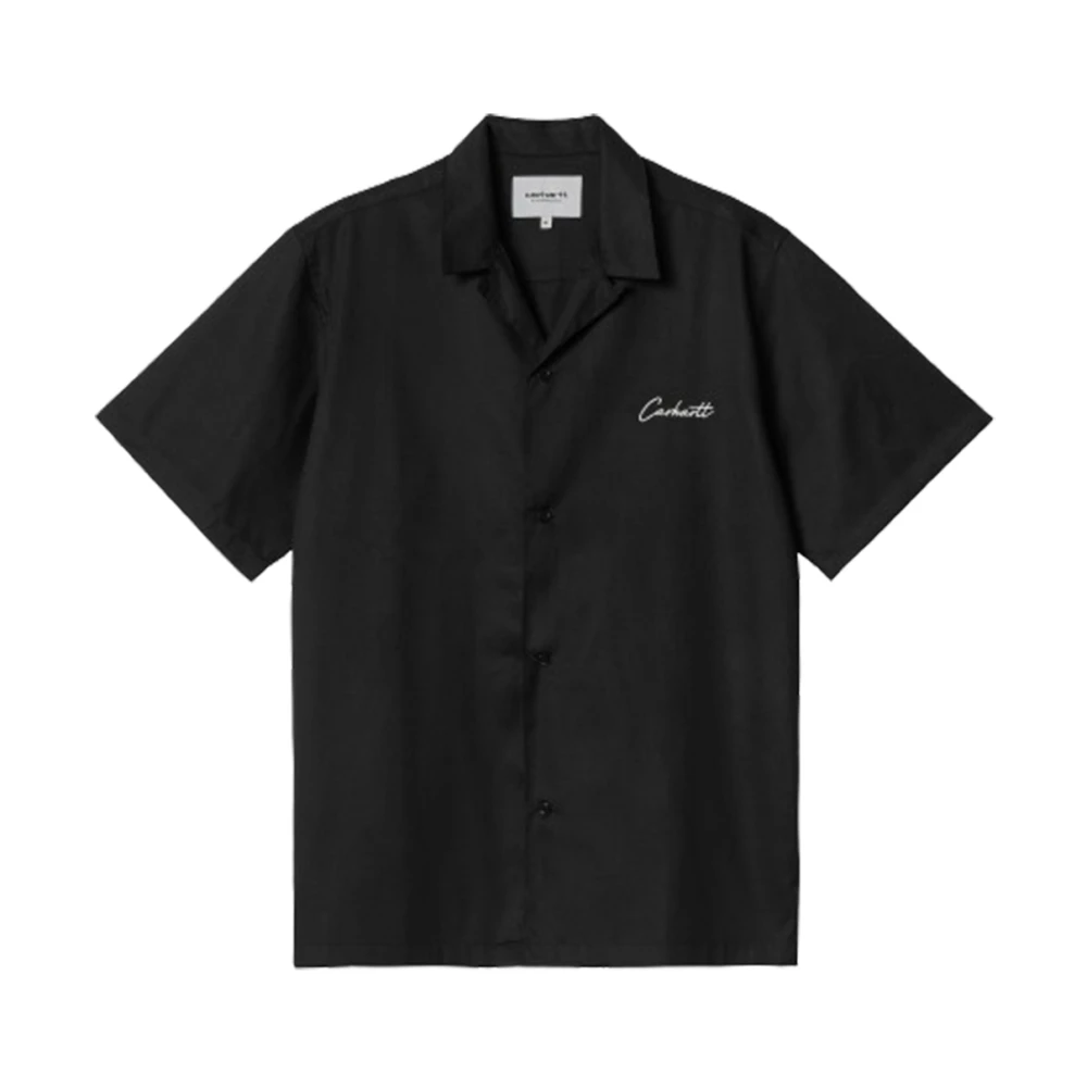Carhartt WIP Delray Shirt in Zwart Wax Black Heren