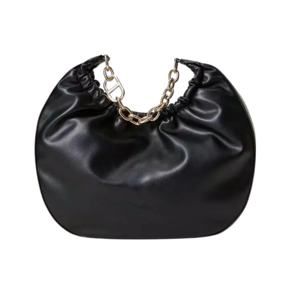 Twinset Croissant Hobo Tas Black Dames
