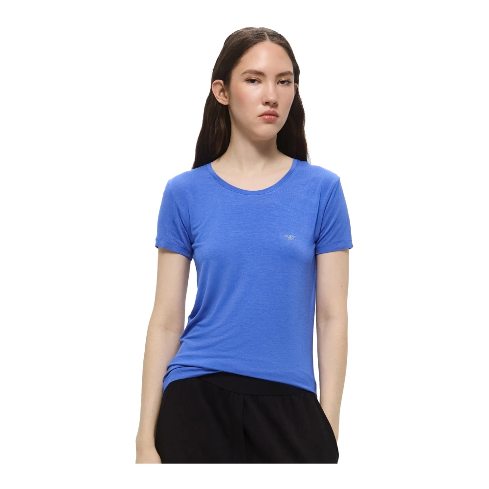 Emporio Armani Donna Blu Top, S, New,
