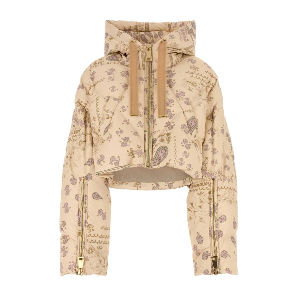 Stylish Printed Down Jacket - Khrisjoy - Modalova