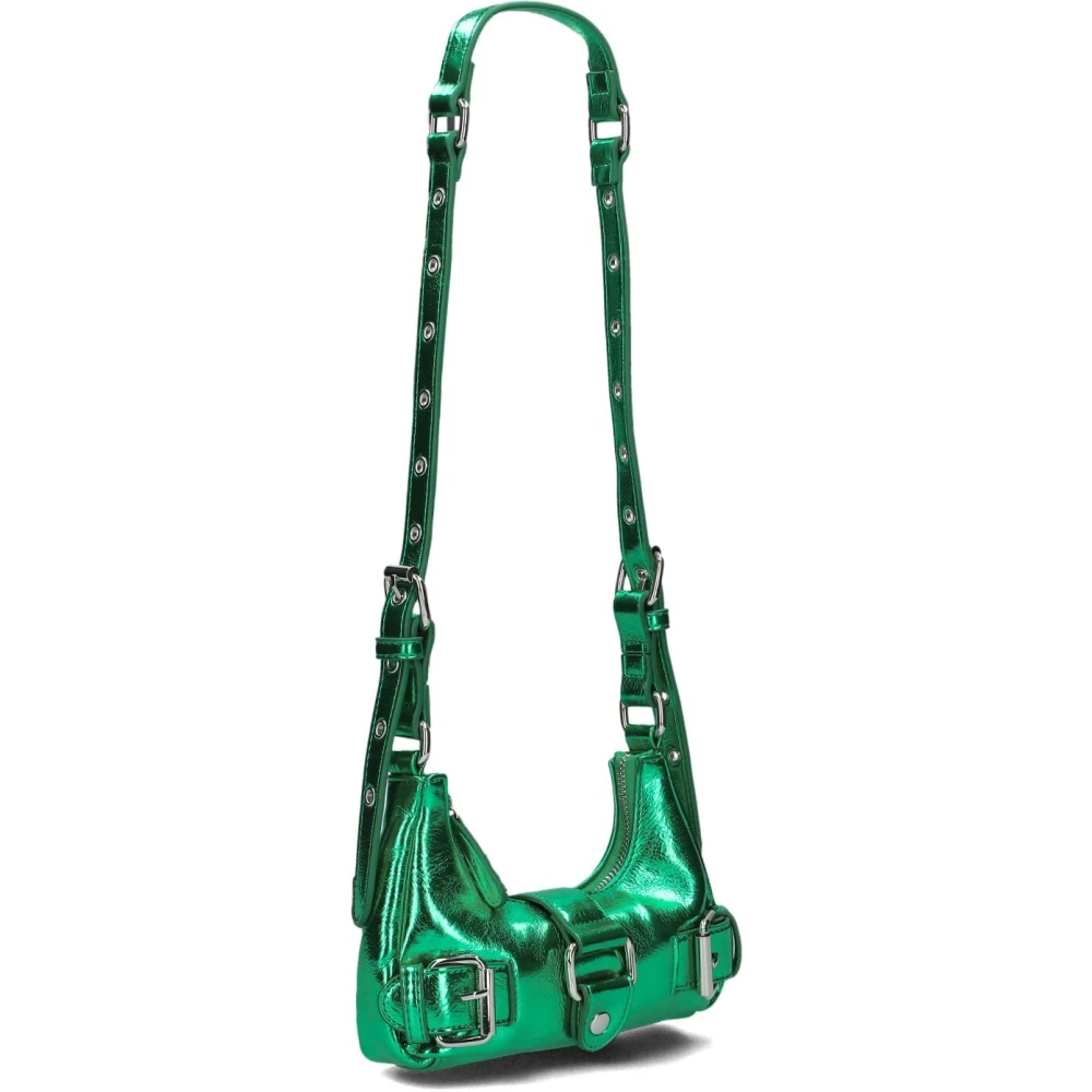 Núnoo Turquoise Schoudertas Palma Green Dames