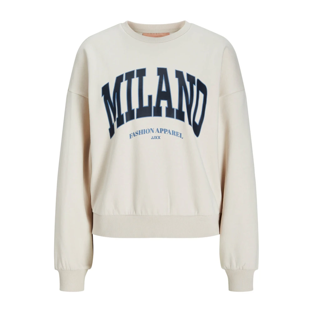 Jack & jones Merle RLX Crewneck Sweater Beige Dames