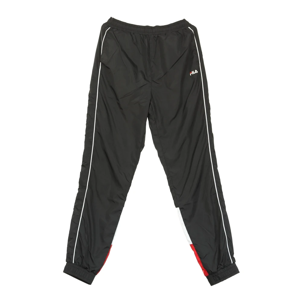 Fila Rode en witte heren trainingsbroek Black Heren