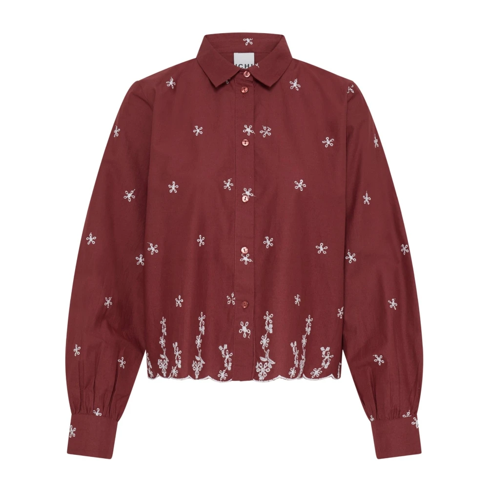 Ichi Donna Rouge Camicia Da A Maniche Lunghe Ebrill - Immagine 2