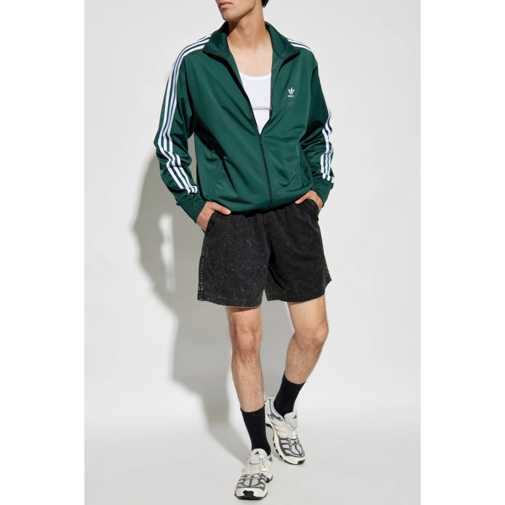adidas Originals Katoenen shorts met vintage-effect Black Heren
