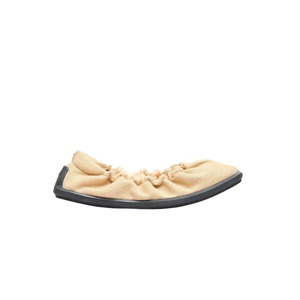 Eytys Canvas Ballerina Flats Rund Tå Beige, Dam