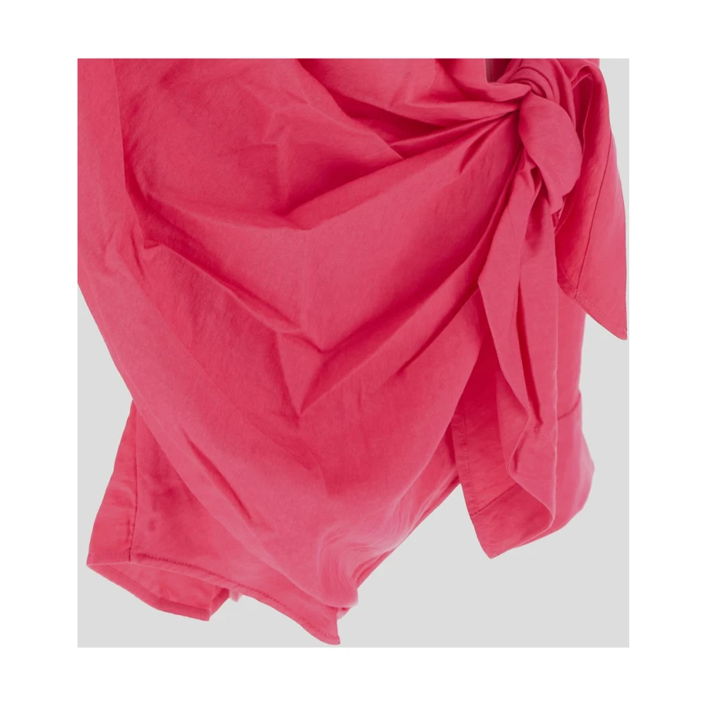Jacquemus Bahia Tied Sash Shirt Pink Dames