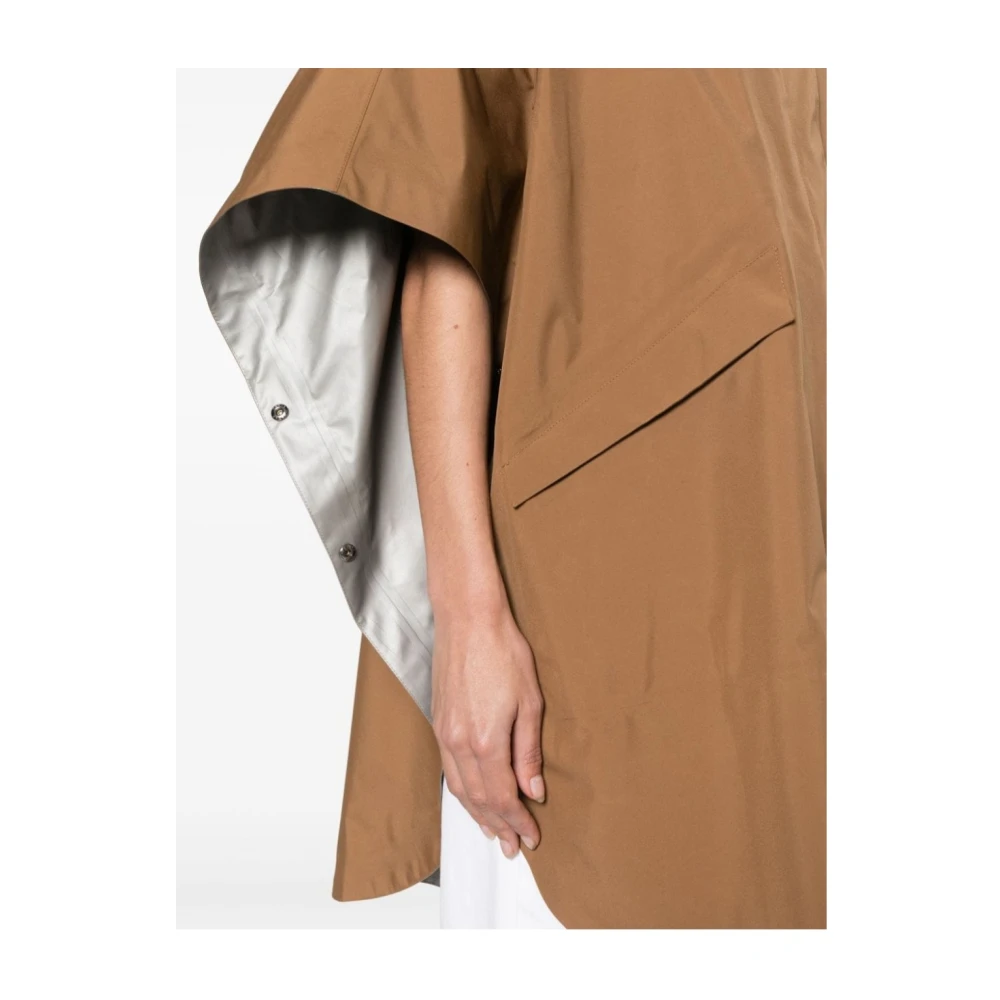 Herno Mantle Jacket Brown Dames