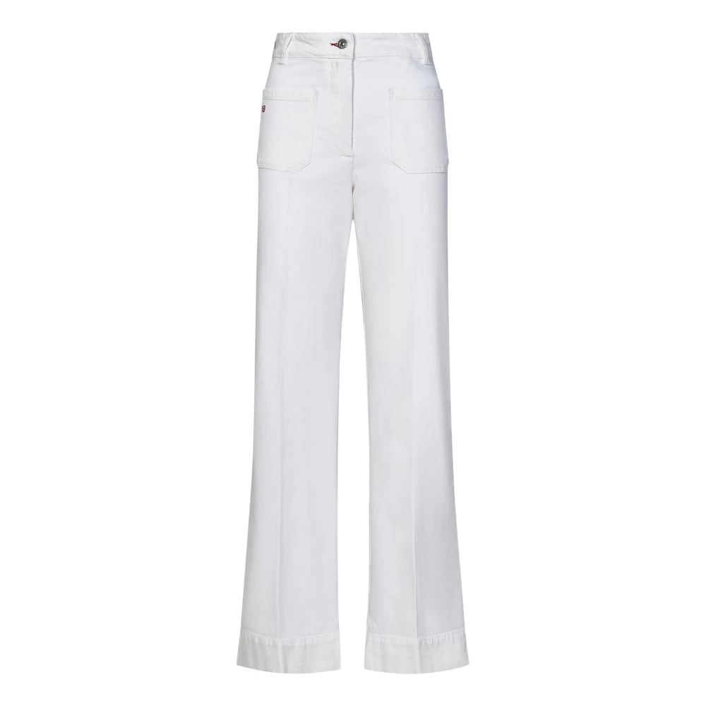 Victoria Beckham Wide Trousers White Dames