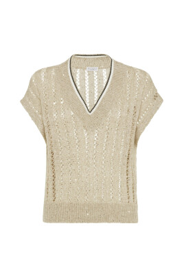 beige-v-neck-cap-sleeves-sweater