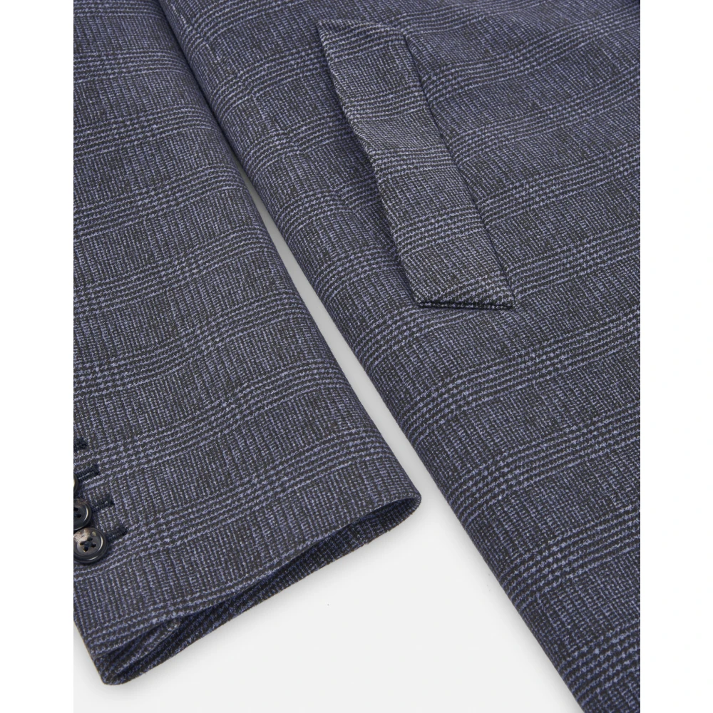 Circolo 1901 Gedrukte Grijze Jas Blue Heren