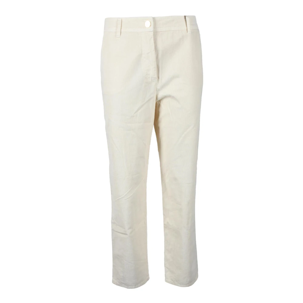 Pennyblack Katoen Elastaan Broek Beige Dames