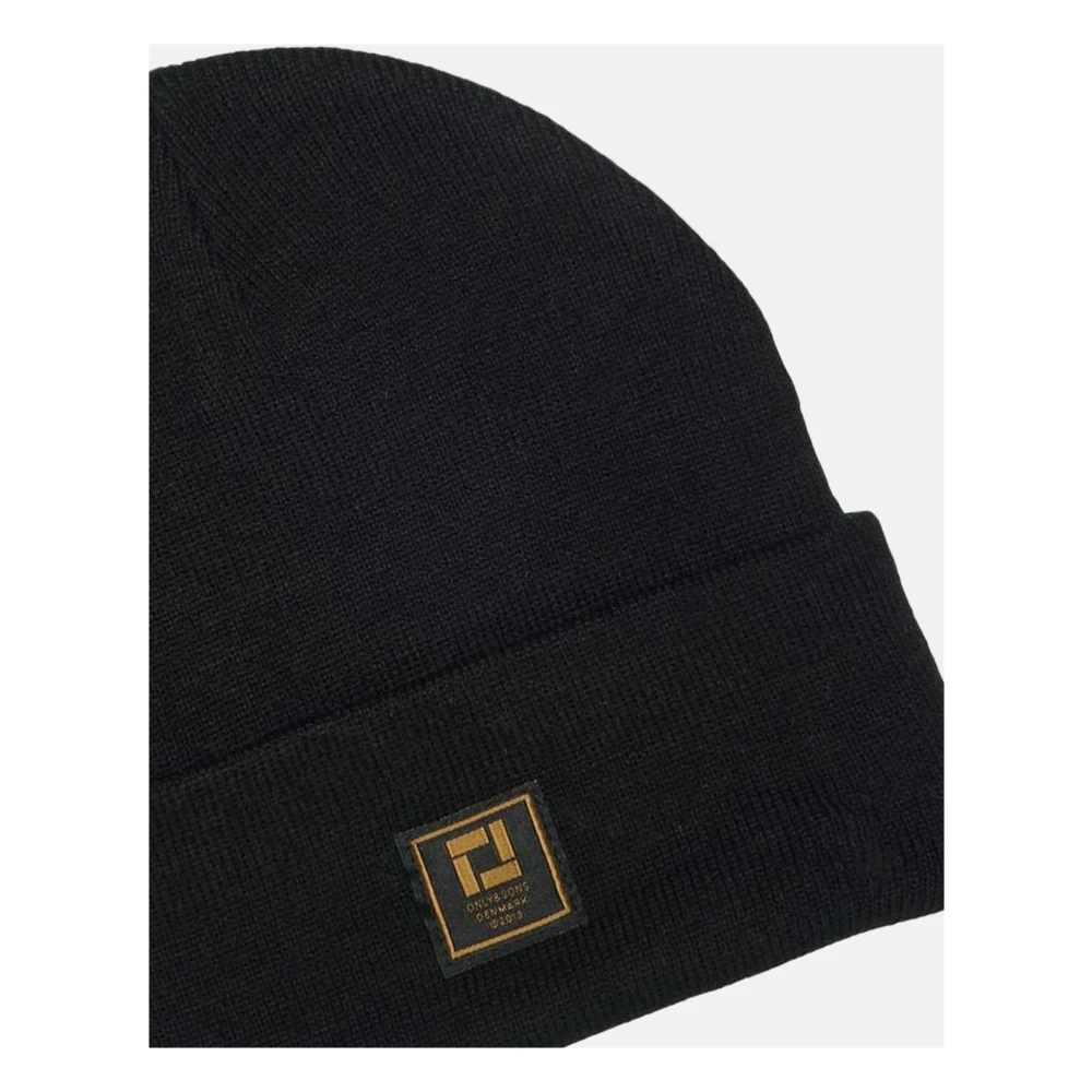 Only & Sons Stijlvolle Hoed voor Mannen Black Heren
