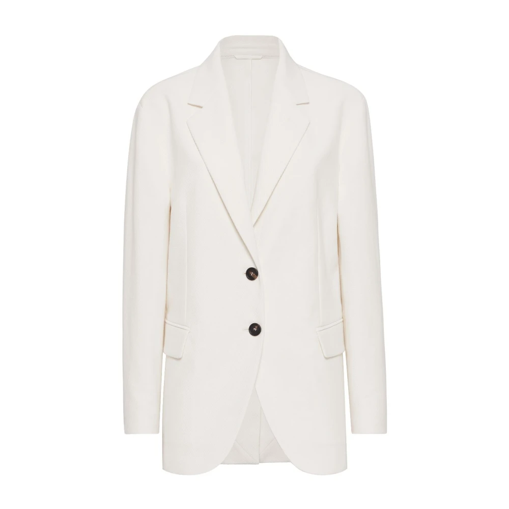 BRUNELLO CUCINELLI Stijlvolle Jassen Collectie White Dames