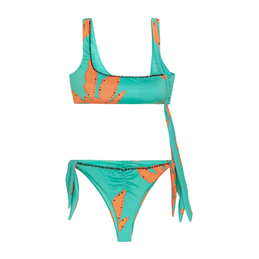 Me-Fui Verstelbare exotische bikinitop en slip Multicolor Dames