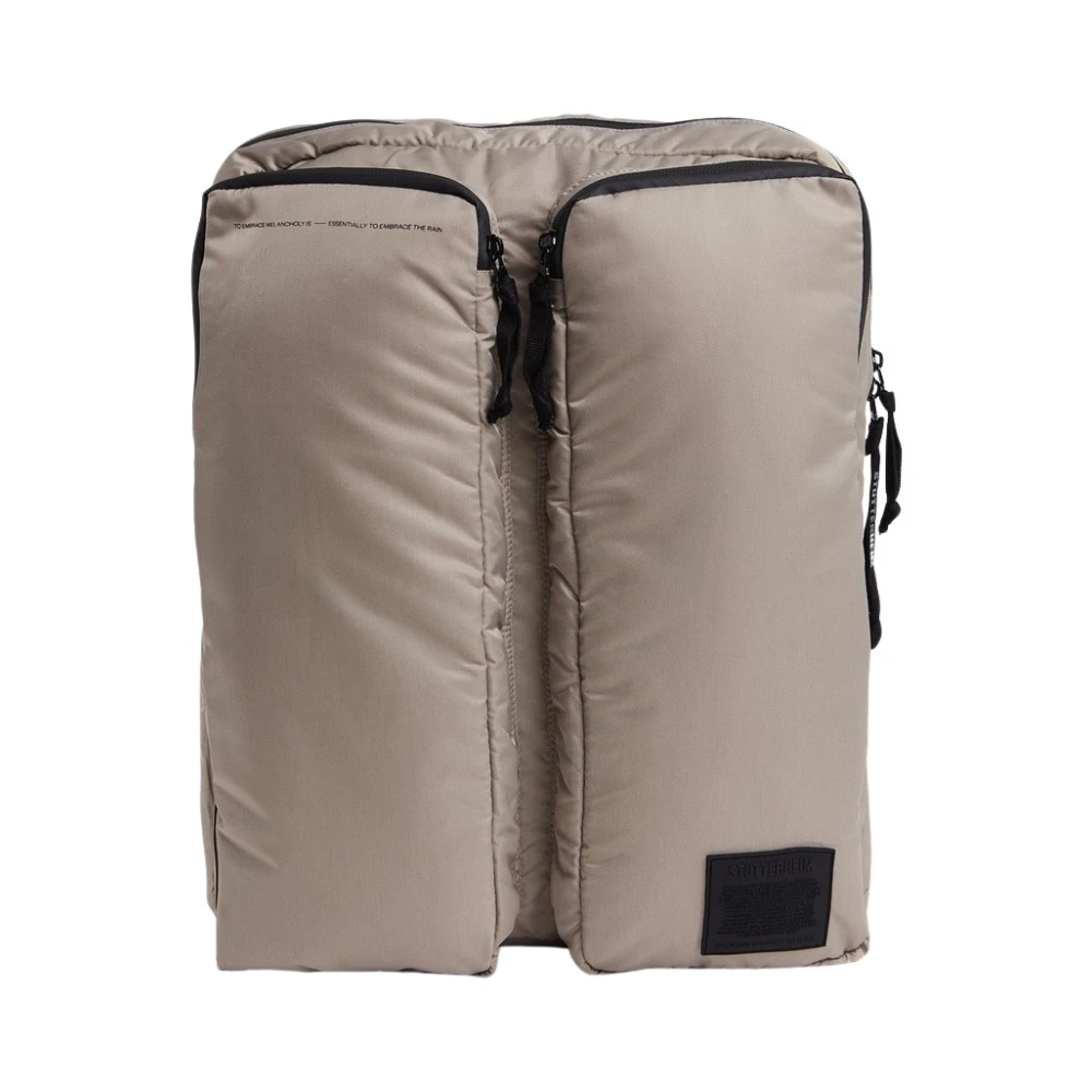 Stutterheim Militaire Stijl Utility Rugzak Beige Unisex