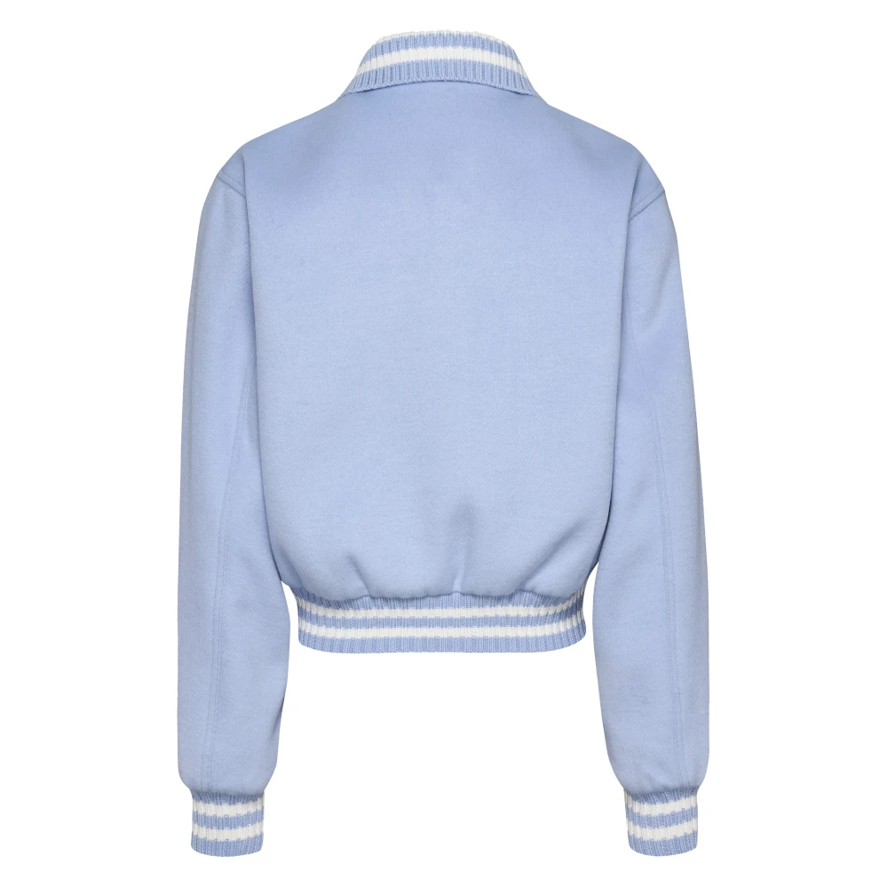Tommy Jeans Heldere Blauwe Bomberjack Blue Dames