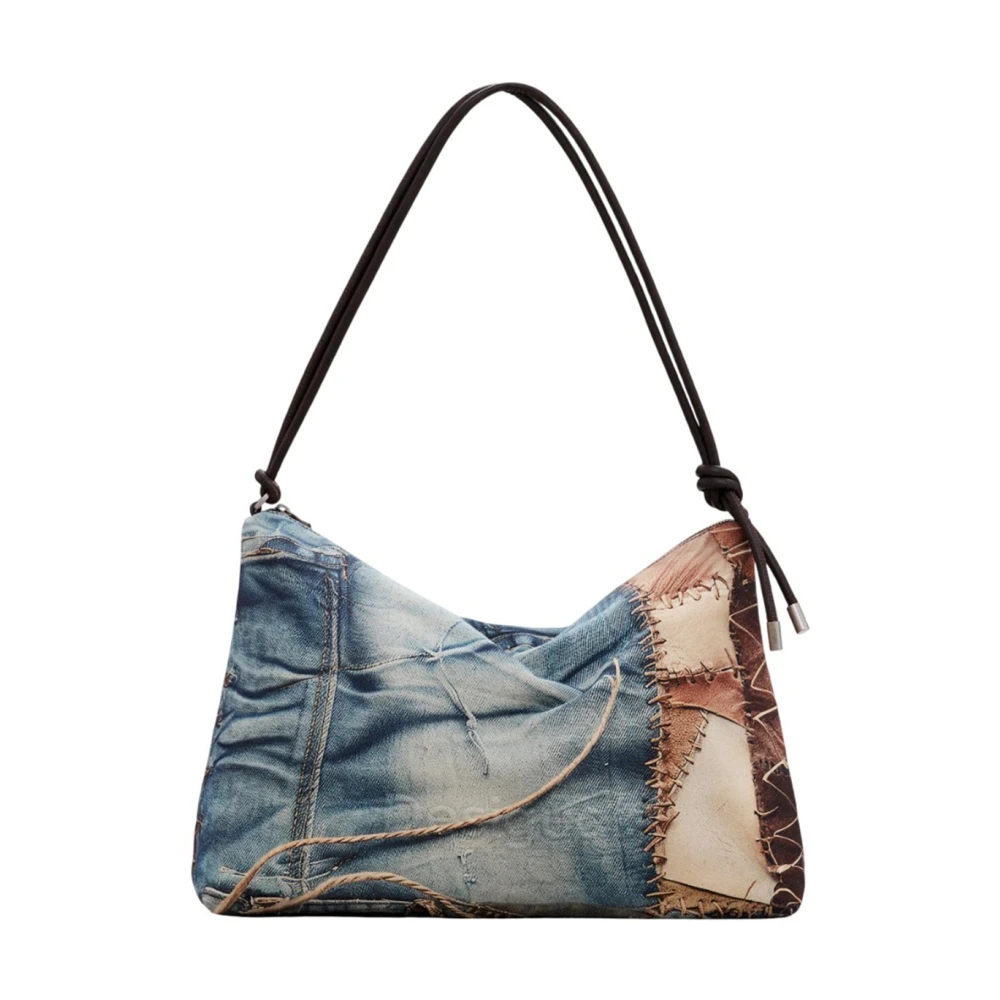 Desigual Women's Multicolor Shoulder Bags, One Size, Patchwork Shoulder Bag