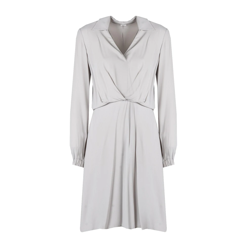 Patrizia Pepe Vrouw Grijs Elegante Zomerjurk