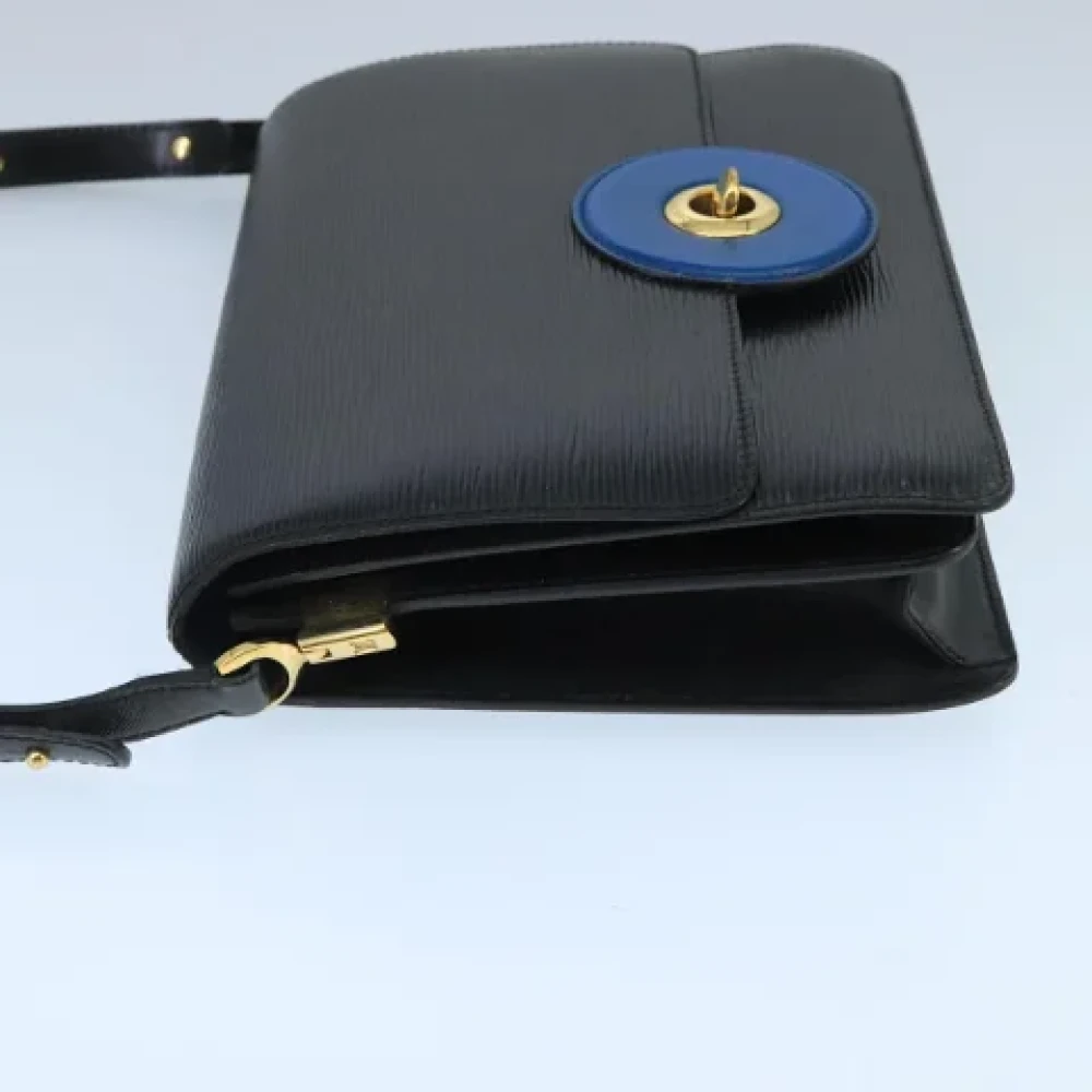 Louis Vuitton Vintage Pre-owned Leather shoulder-bags Black Dames
