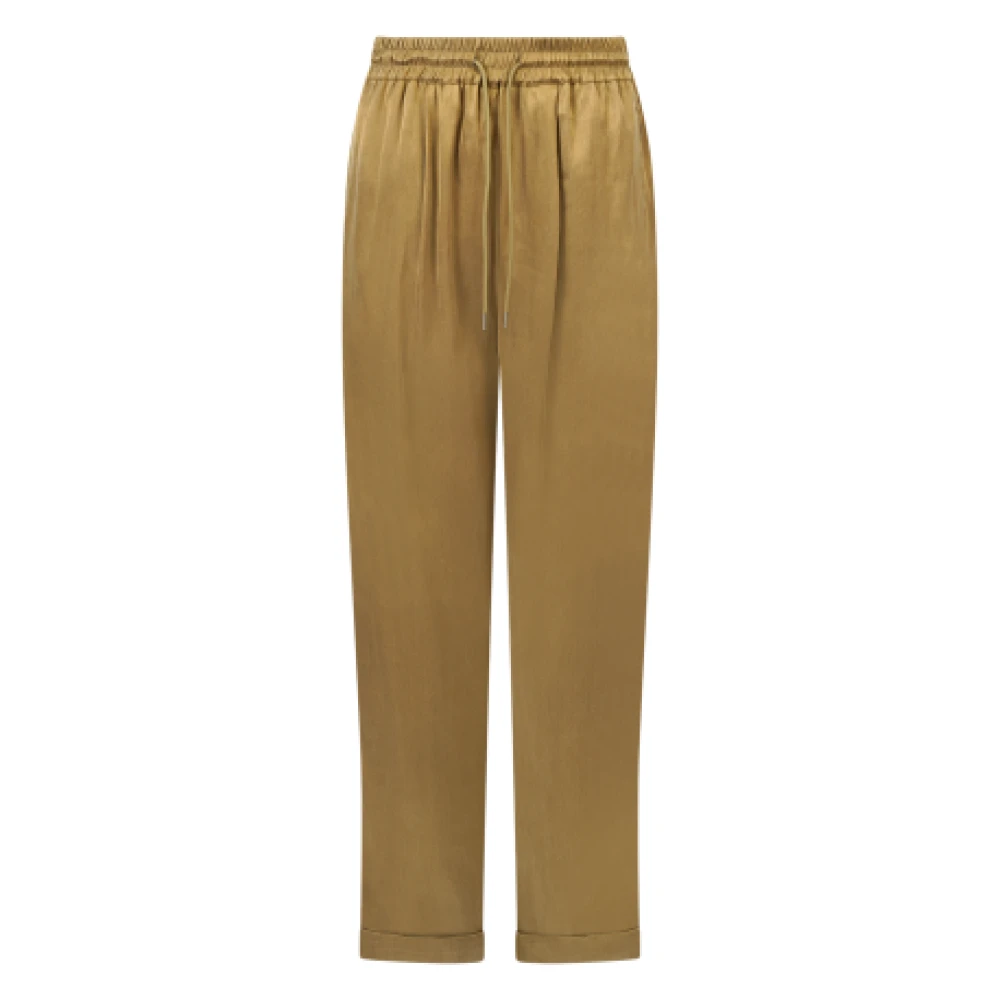 Mes Demoiselles Bronzen Elastische Taillebroek Vor Model Brown Dames