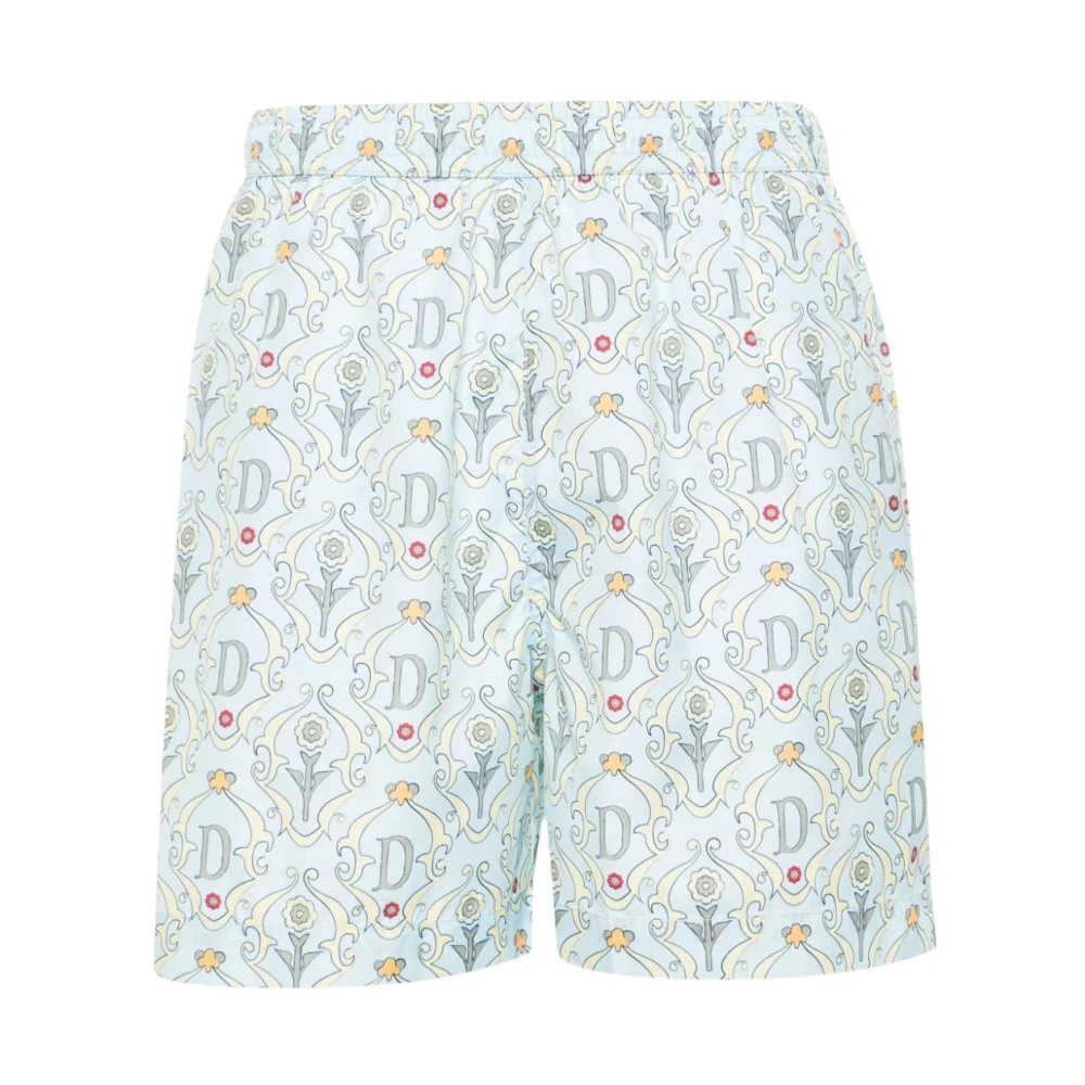 Drole de Monsieur Lichtblauwe Shorts Ss24 Blue Heren